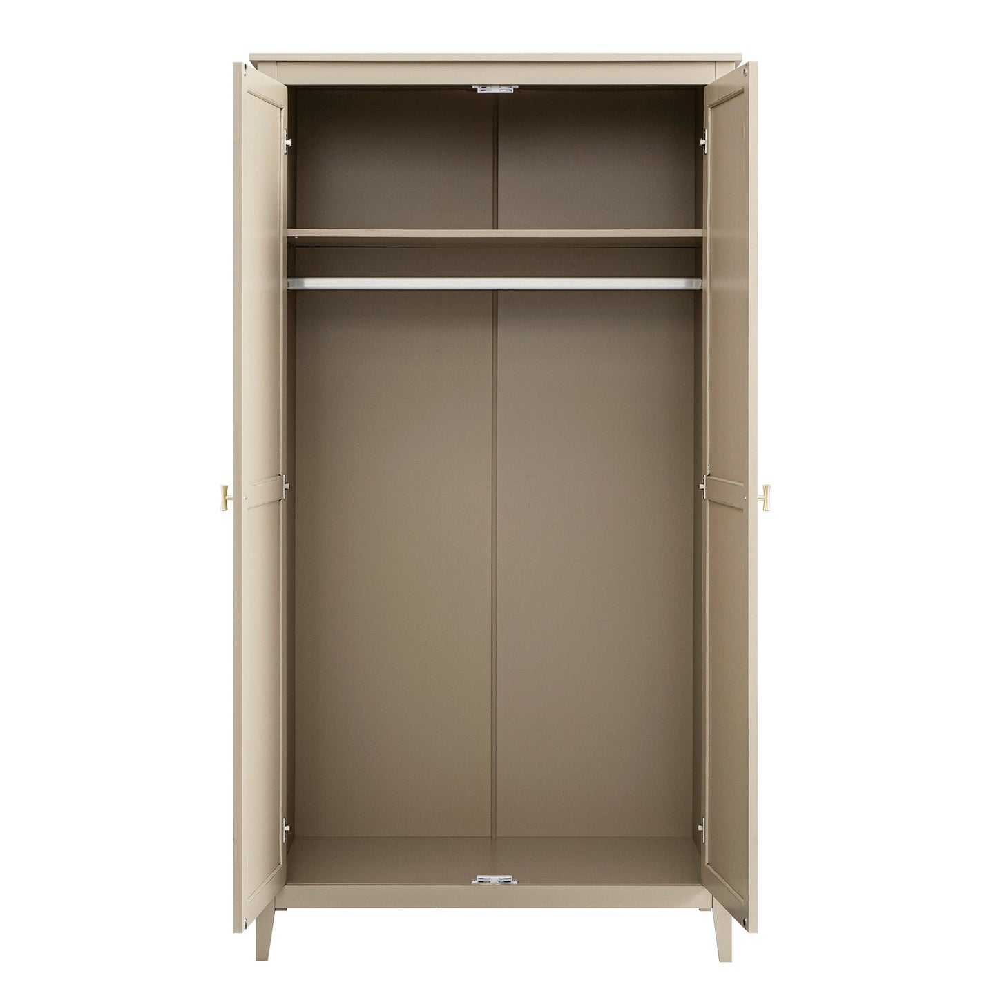 Penderie double Oakham, gris foncé