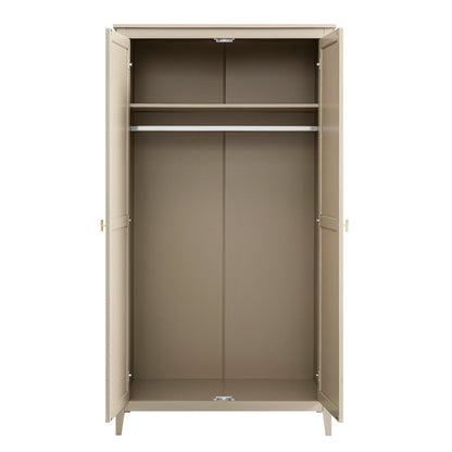 Penderie double Oakham, gris foncé