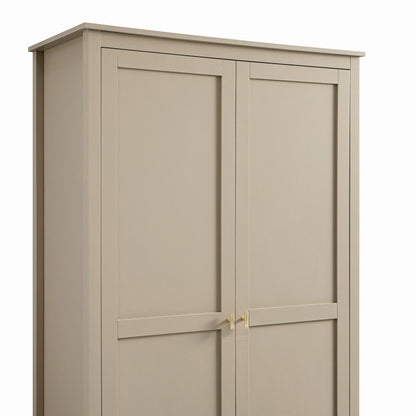Penderie double Oakham, gris foncé