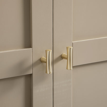 Penderie double Oakham, gris foncé
