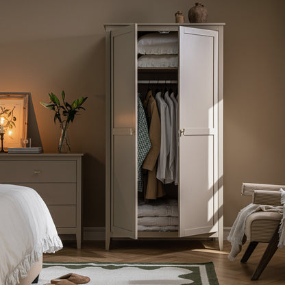 Penderie double Oakham, gris foncé