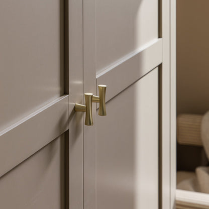 Penderie double Oakham, gris foncé