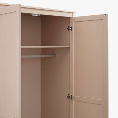 Penderie double Oakham, rose nude
