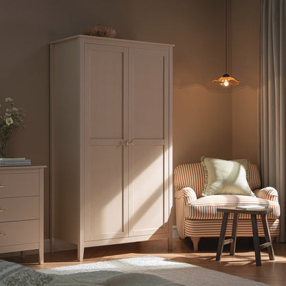 Penderie double Oakham, rose nude