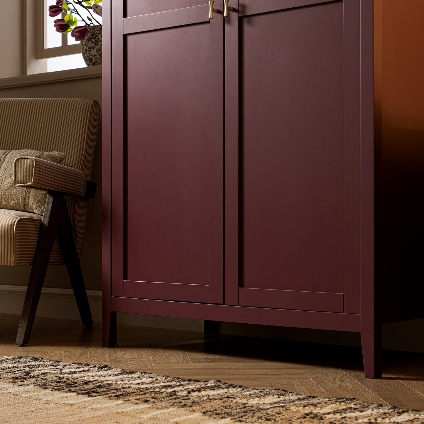 Penderie double Oakham, cerisier sauvage