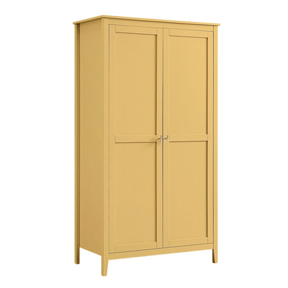 Penderie double Oakham, rotin jaune