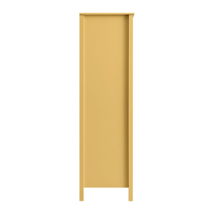 Penderie double Oakham, rotin jaune