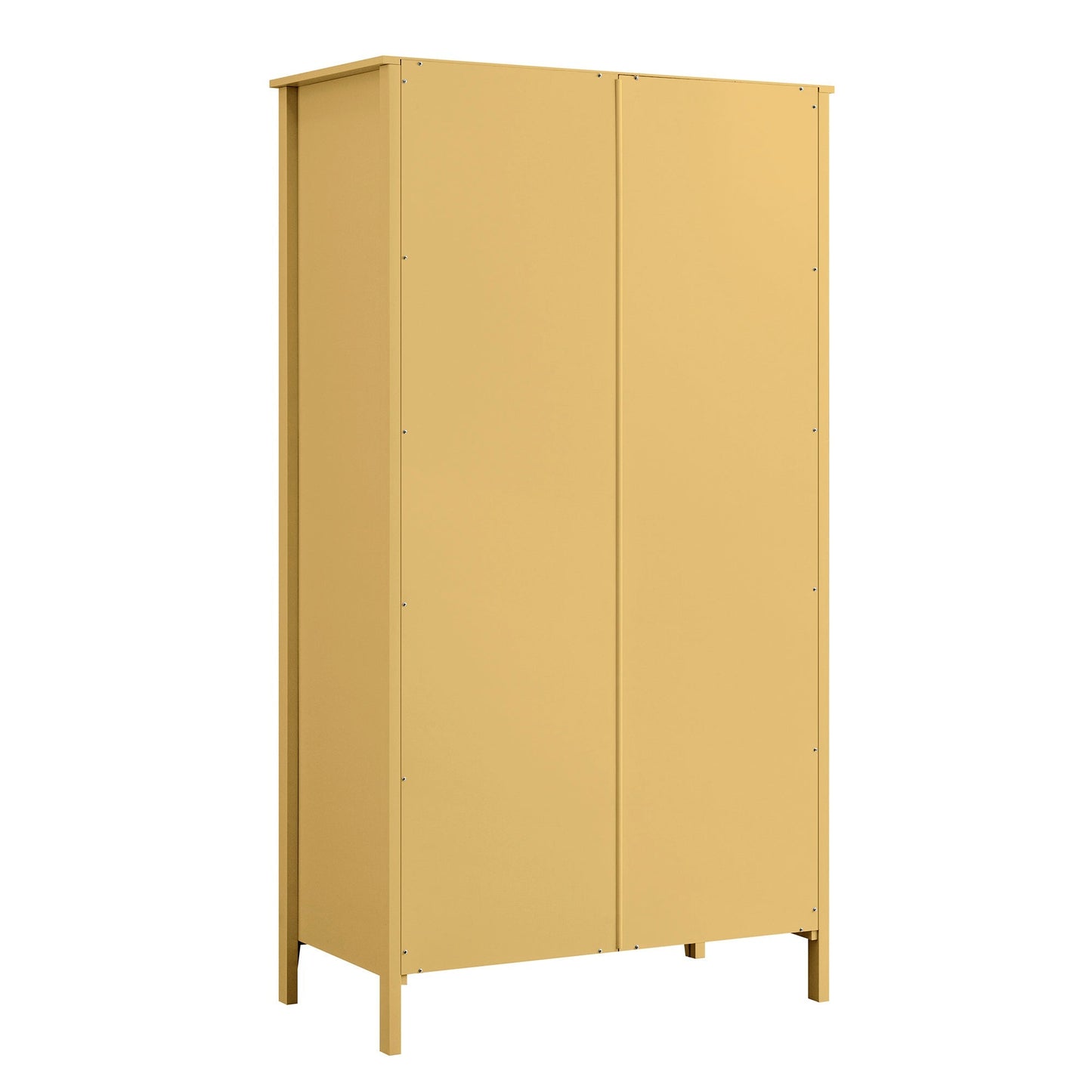 Penderie double Oakham, rotin jaune