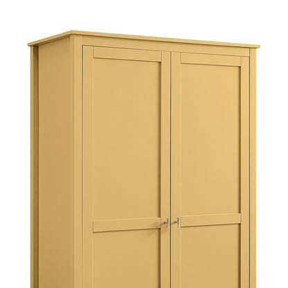 Penderie double Oakham, rotin jaune
