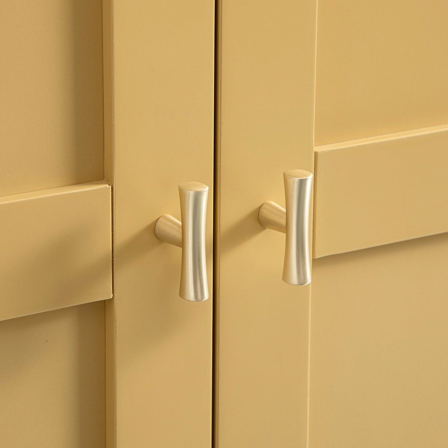 Penderie double Oakham, rotin jaune