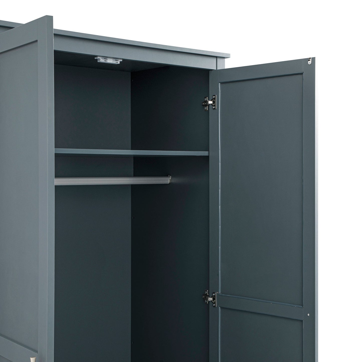 Penderie double Oakham, bleu orageux