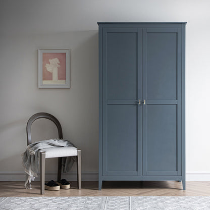 Penderie double Oakham, bleu orageux