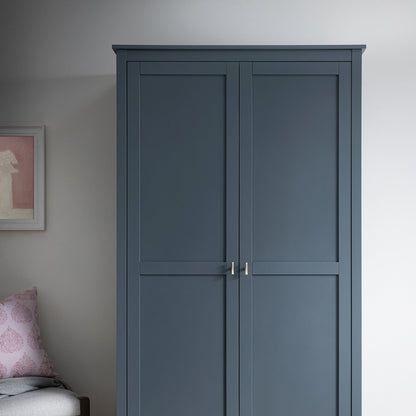 Penderie double Oakham, bleu orageux