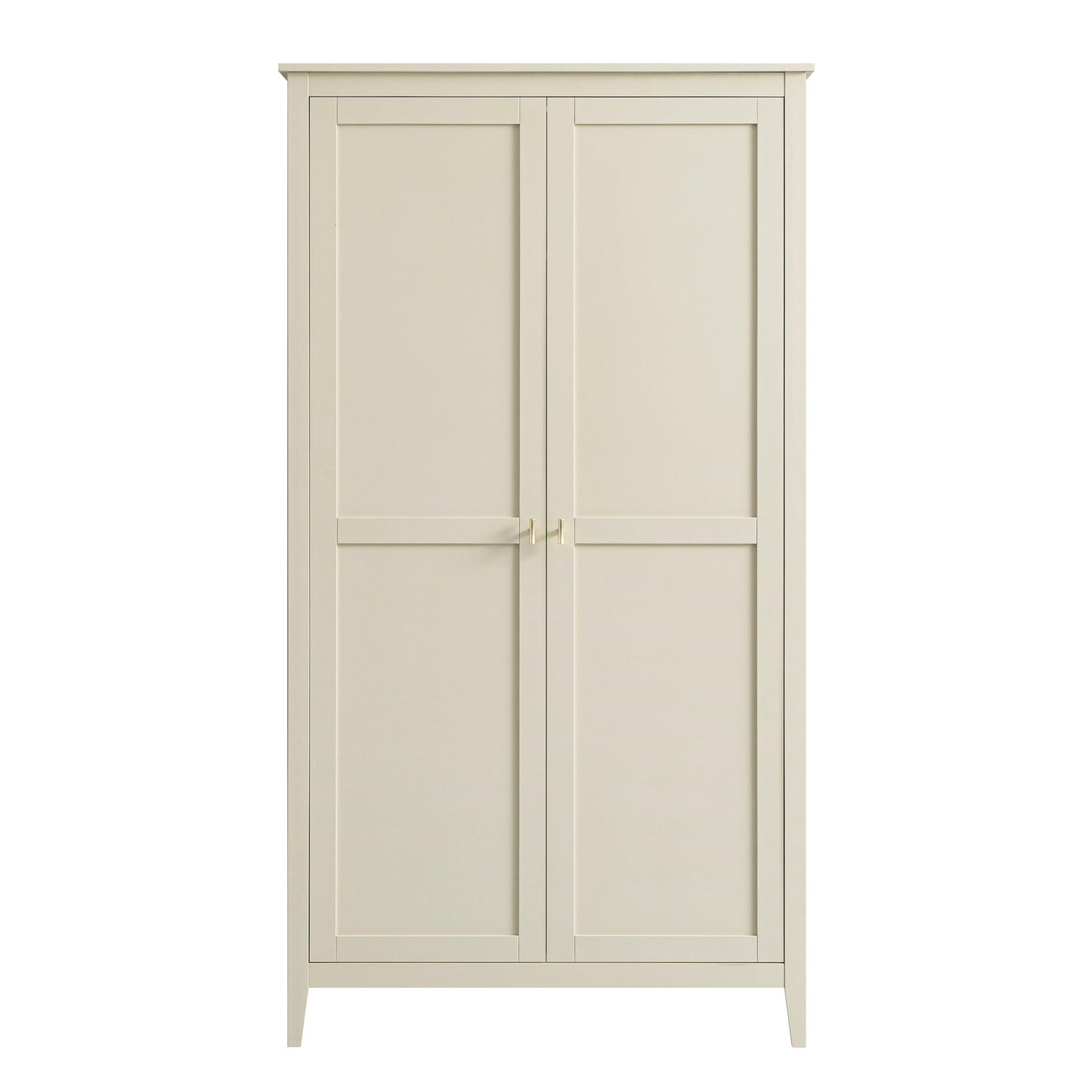 Penderie double Oakham, blanc ombragé