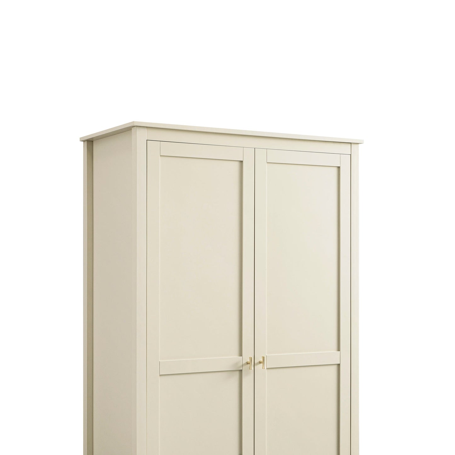 Penderie double Oakham, blanc ombragé