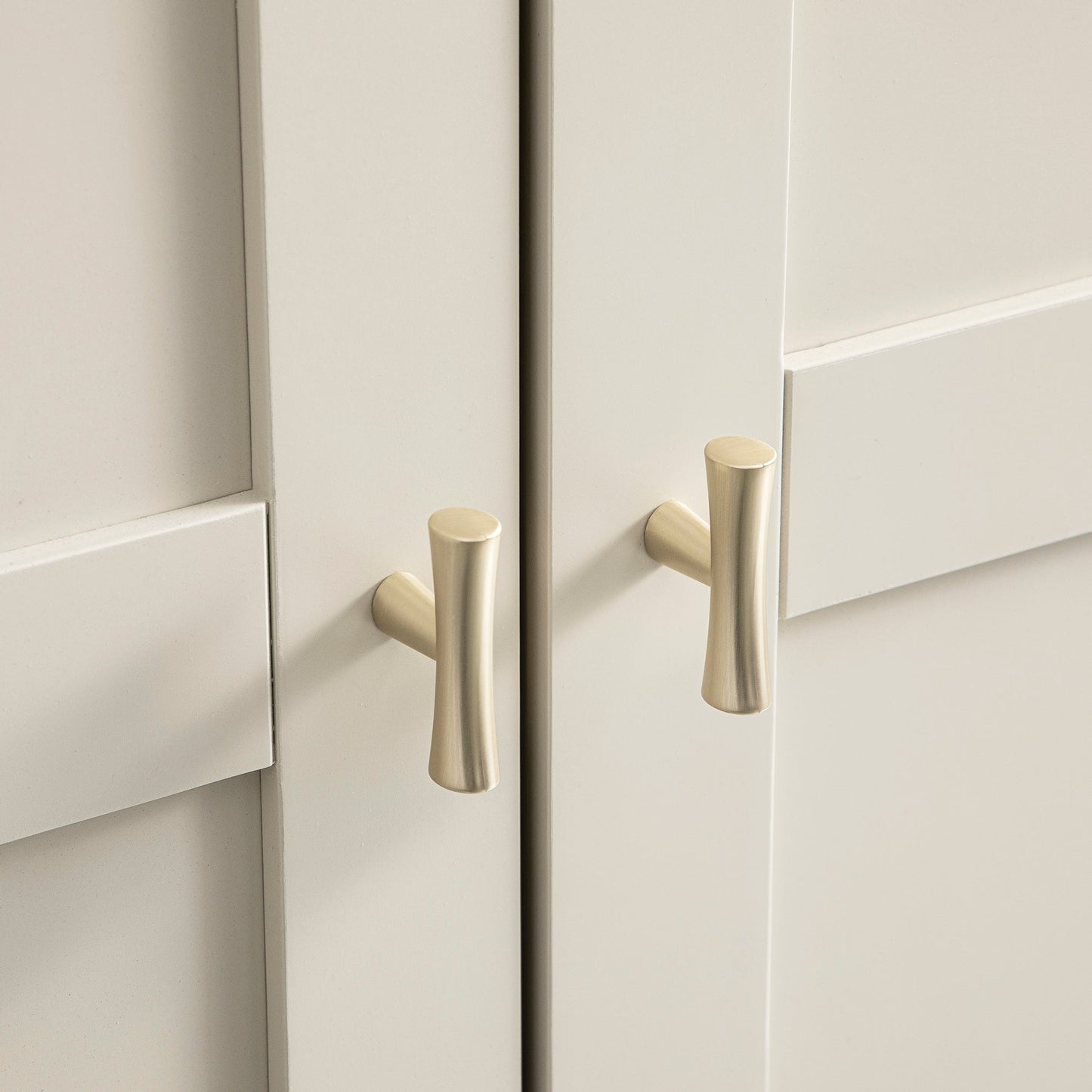 Penderie double Oakham, blanc ombragé