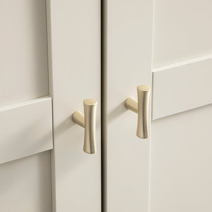 Penderie double Oakham, blanc ombragé