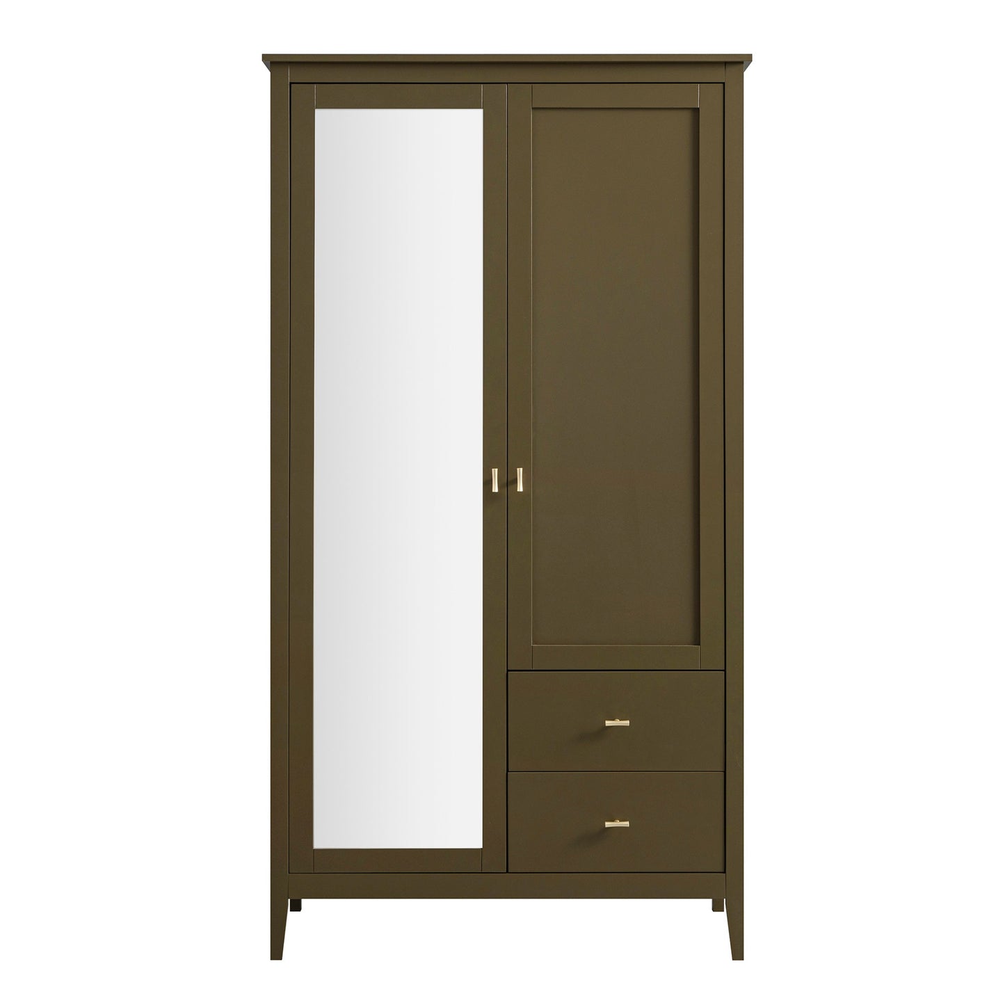 Armoire double à miroirs Oakham, Olive Grove