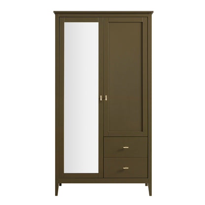 Armoire double à miroirs Oakham, Olive Grove