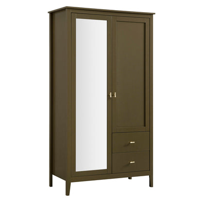Armoire double à miroirs Oakham, Olive Grove