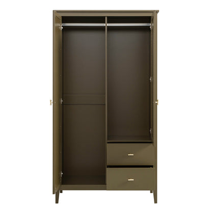 Armoire double à miroirs Oakham, Olive Grove