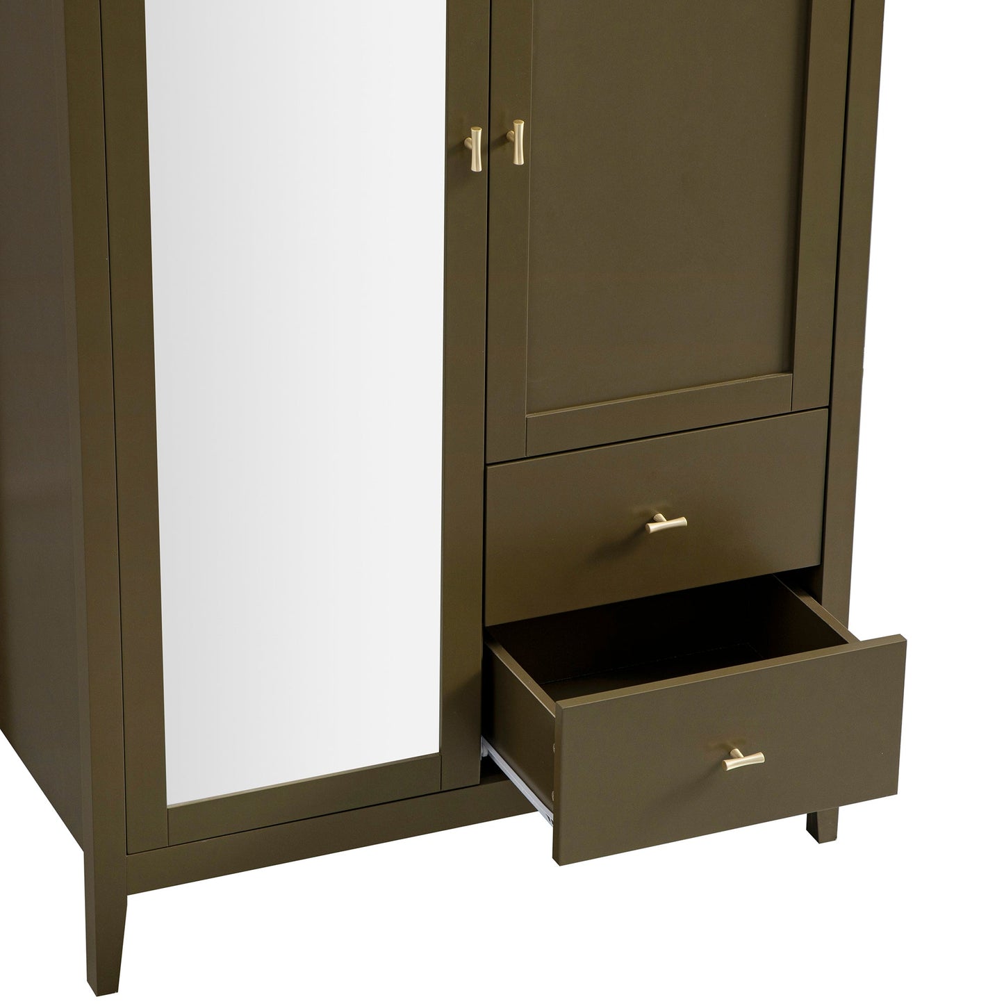 Armoire double à miroirs Oakham, Olive Grove