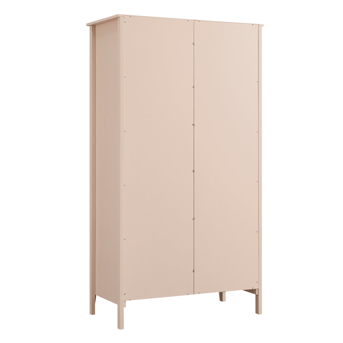 Penderie double miroir Oakham, rose nude