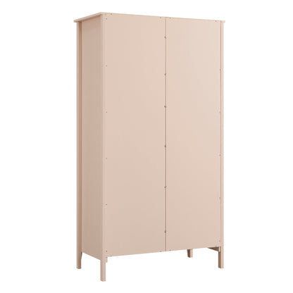Penderie double miroir Oakham, rose nude