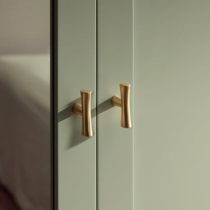 Armoire double miroir Oakham, sauge du désert