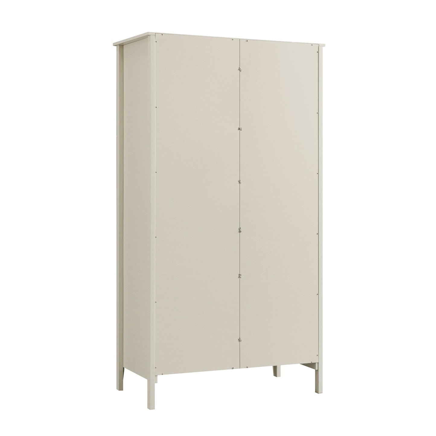 Armoire double miroir Oakham, blanc ombragé