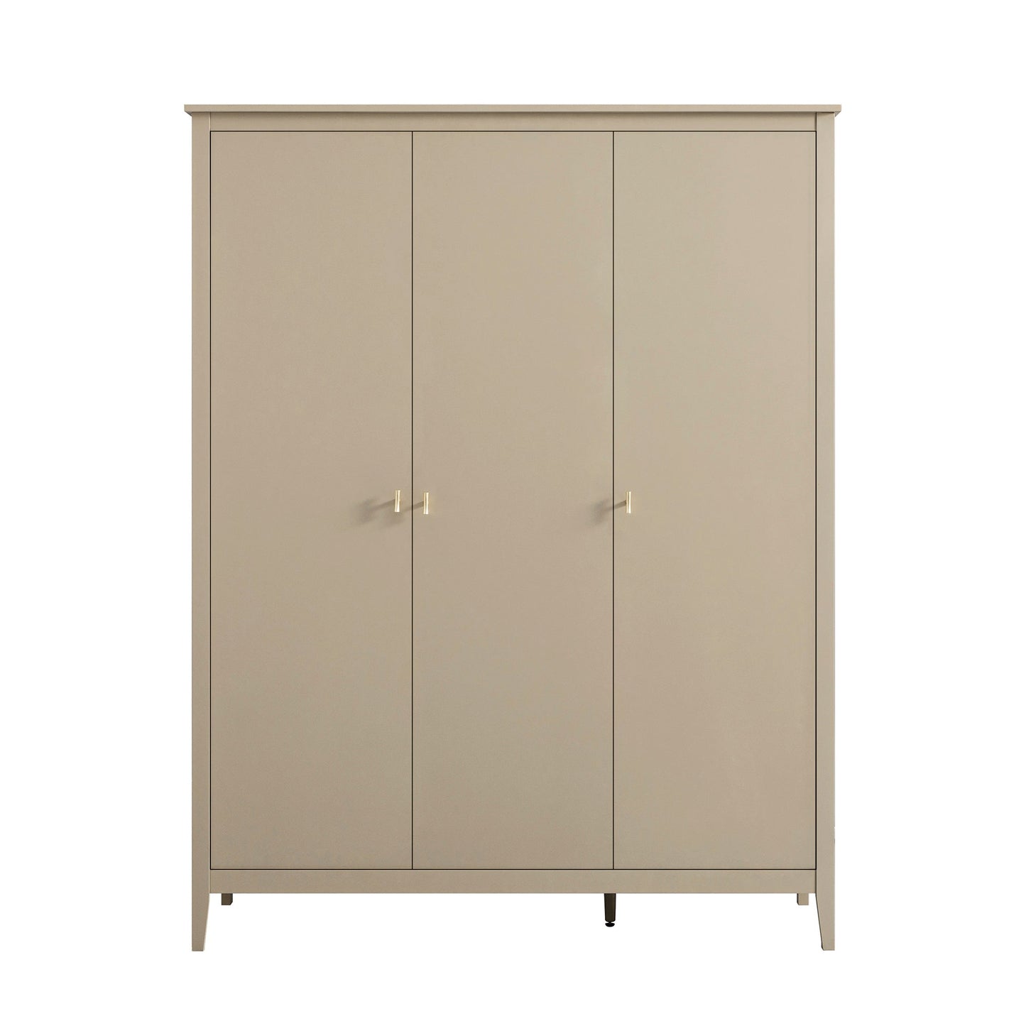 Placard triple Oakham, gris foncé