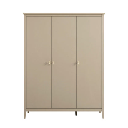 Placard triple Oakham, gris foncé
