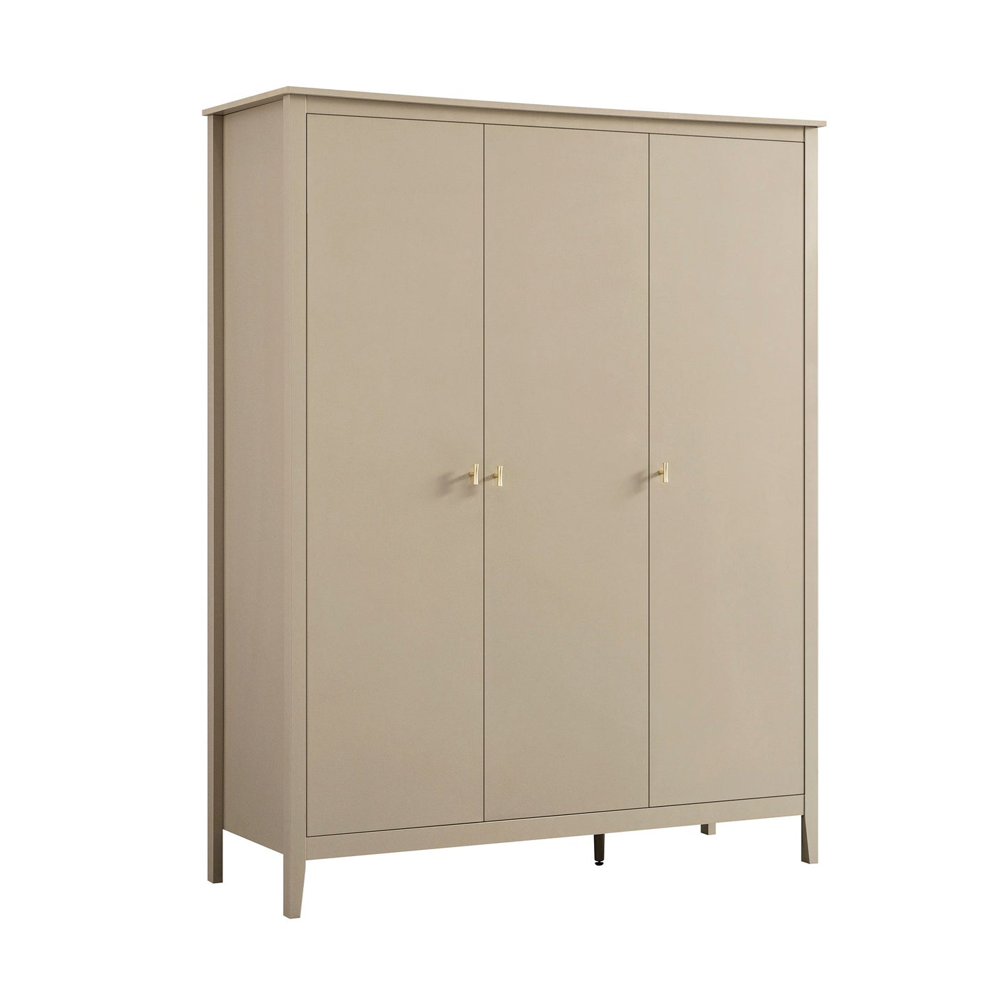 Placard triple Oakham, gris foncé