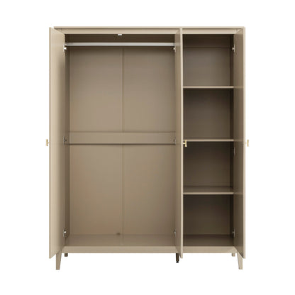 Placard triple Oakham, gris foncé