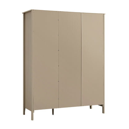 Placard triple Oakham, gris foncé