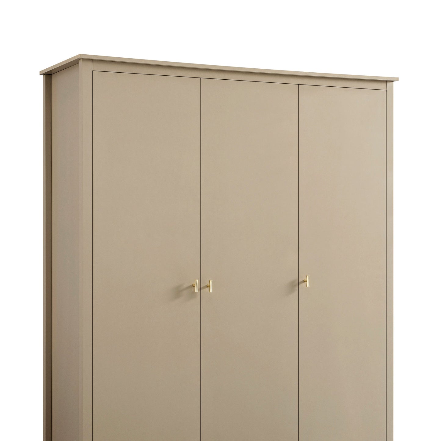 Placard triple Oakham, gris foncé