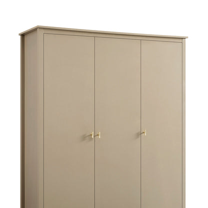 Placard triple Oakham, gris foncé