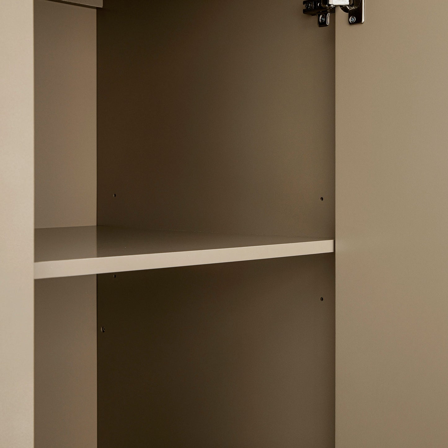 Placard triple Oakham, gris foncé
