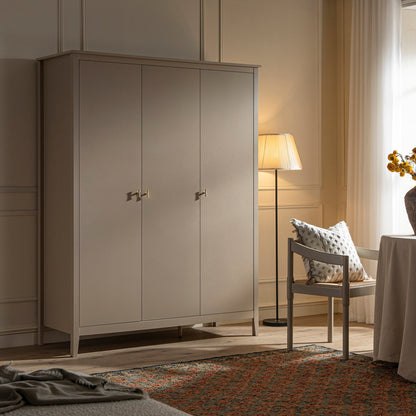 Placard triple Oakham, gris foncé