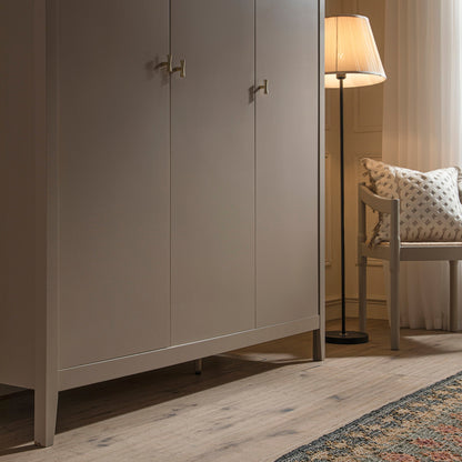 Placard triple Oakham, gris foncé