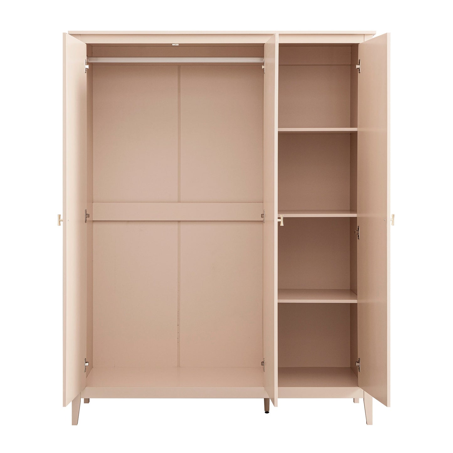Penderie triple Oakham, rose nude