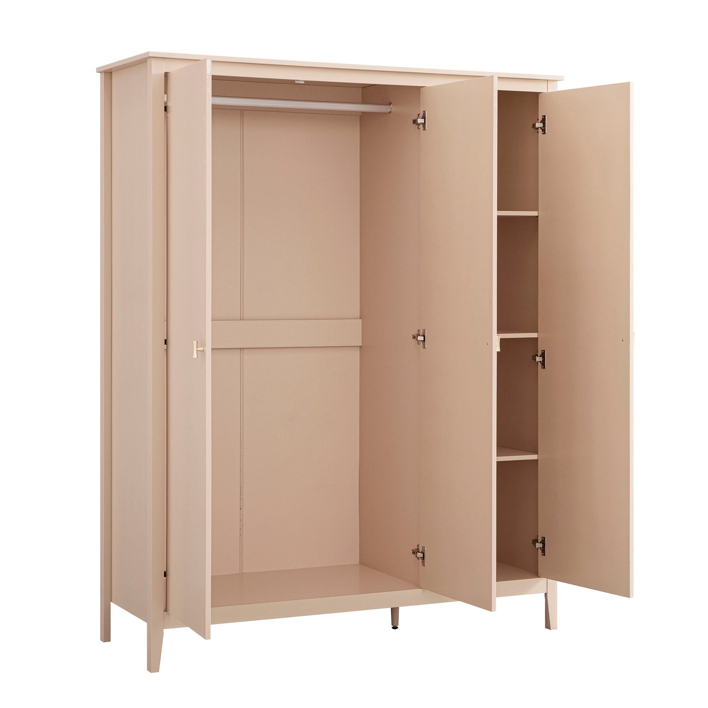 Penderie triple Oakham, rose nude
