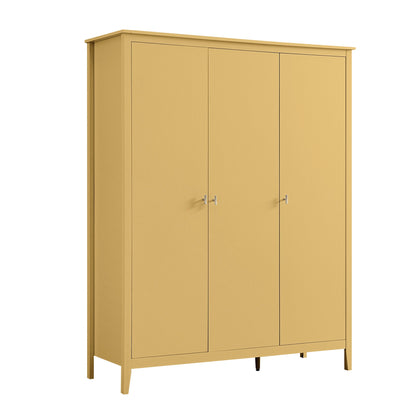 Penderie triple Oakham, rotin jaune