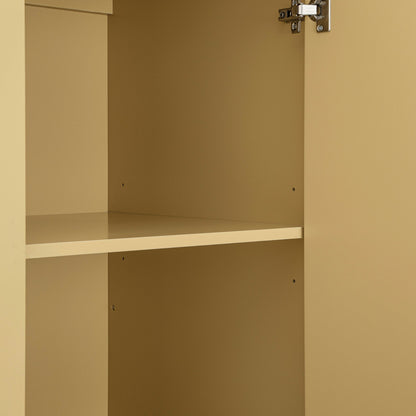 Penderie triple Oakham, rotin jaune