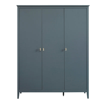 Penderie triple Oakham, bleu orageux