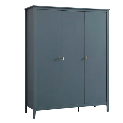 Penderie triple Oakham, bleu orageux