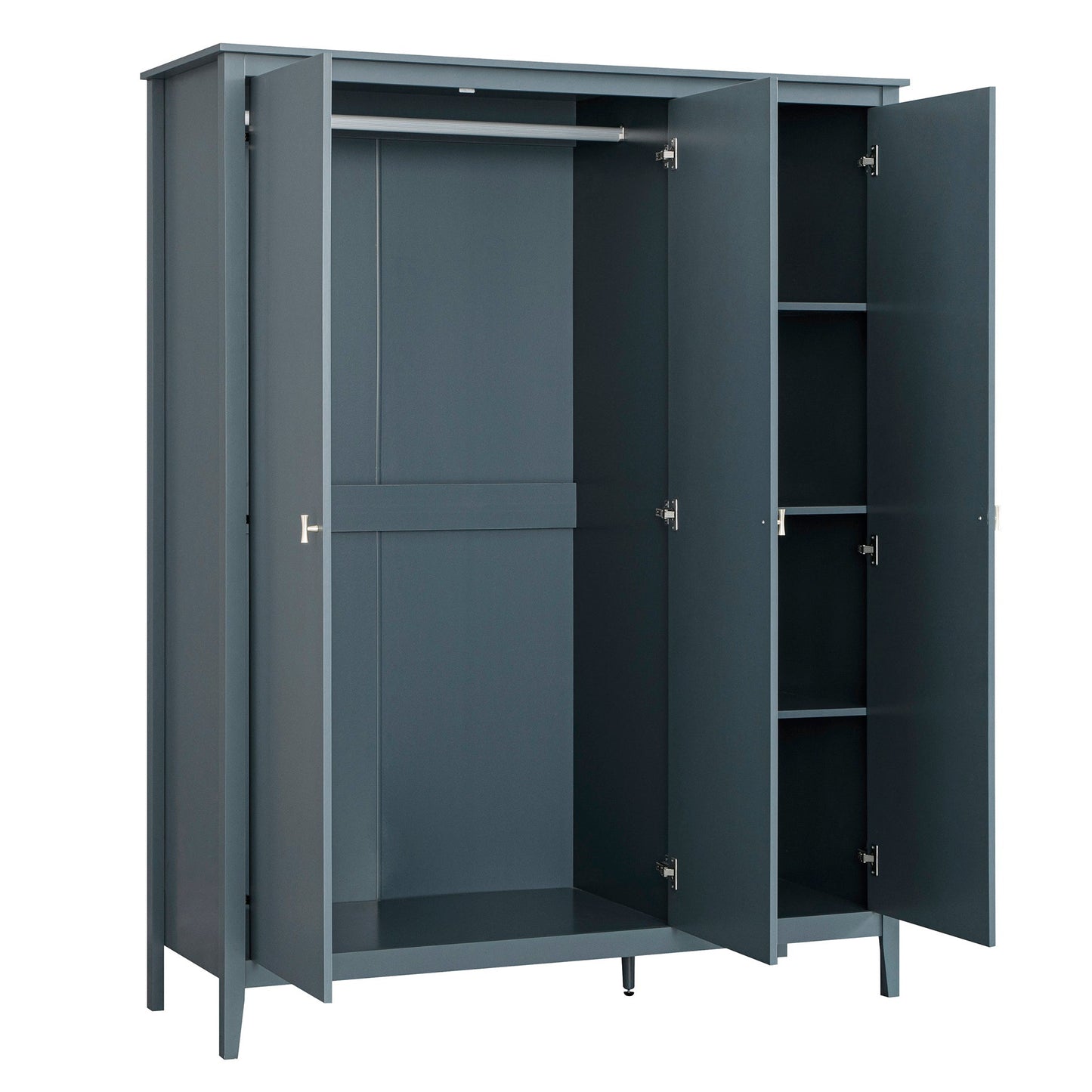 Penderie triple Oakham, bleu orageux