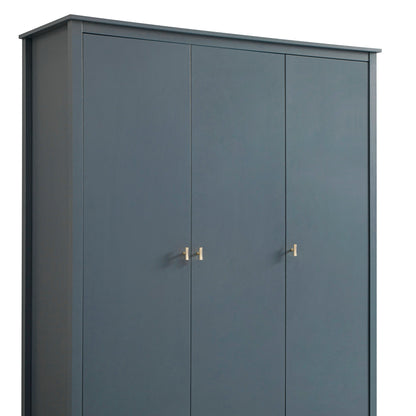 Penderie triple Oakham, bleu orageux