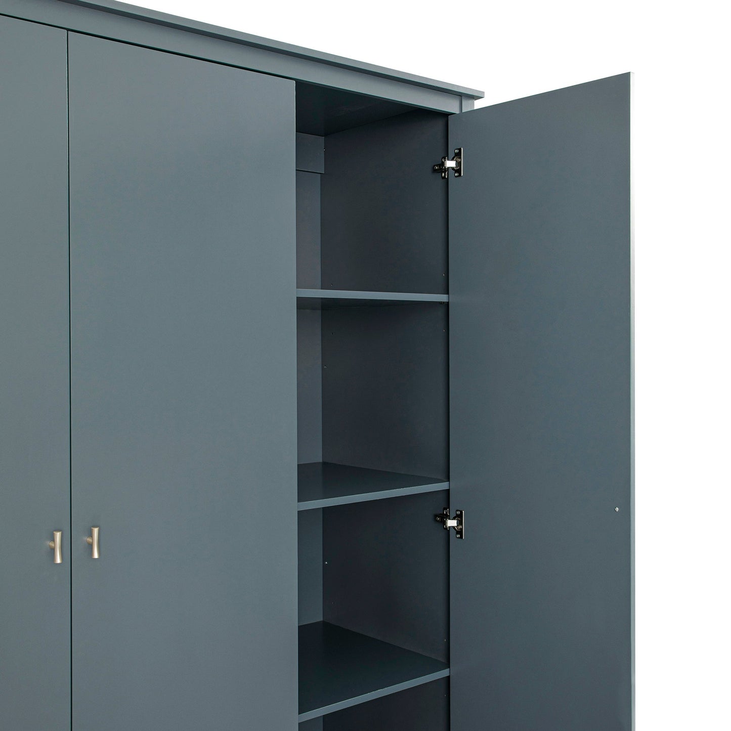 Penderie triple Oakham, bleu orageux
