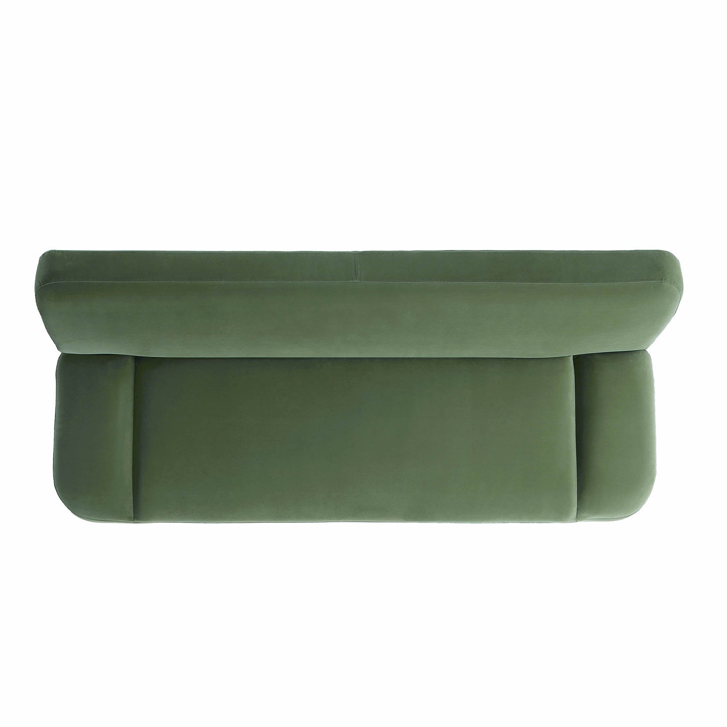 Canapé-lit 2 places Solna, velours vert mousse